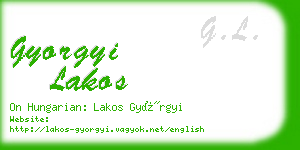 gyorgyi lakos business card